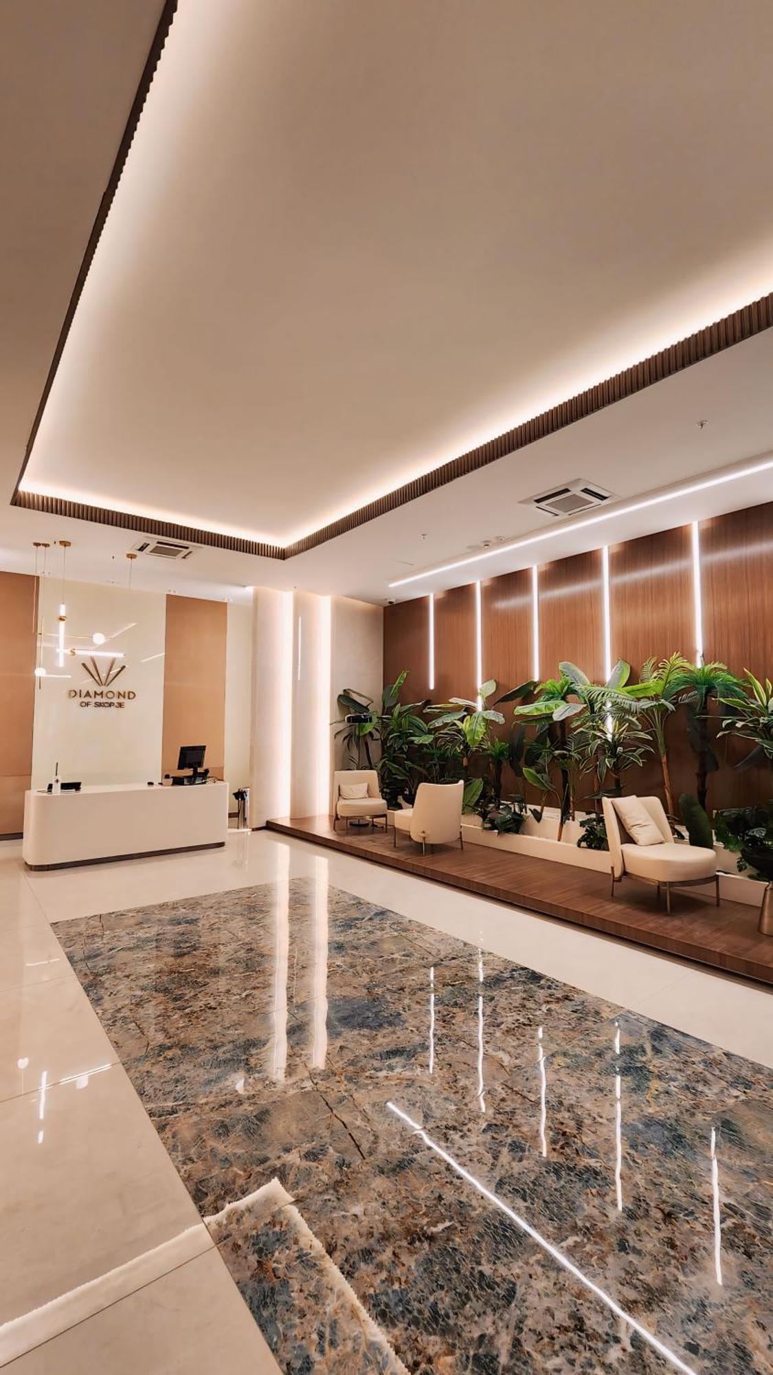 Diamond Residences 10Th Fl. Lux Apt. W/ City View Скопье Экстерьер фото